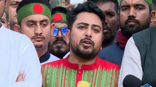 একাত্তর ও চব্বিশের দালালদের বিরুদ্ধে আমরা ঐক্যবদ্ধ আছি: এনসিপি আহ্বায়ক নাহিদ