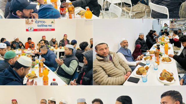 পবিত্র মাহে রমজান ও দ্বিতীয় বর্ষপূর্তি উপলক্ষে বাংলা প্রেসক্লাব ভেনিসের ইফতার ও মতবিনিময় সভা