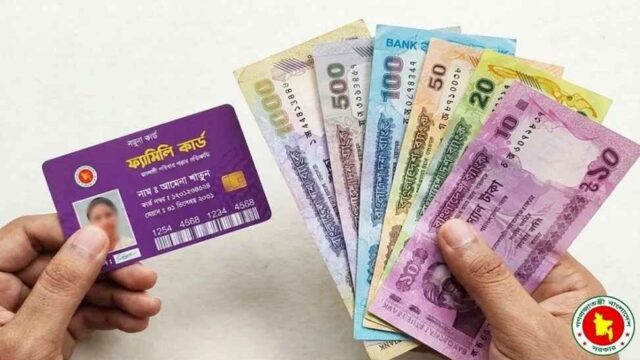 ‘ফ্যামিলি কার্ডে’ পাওয়া যাবে নগদ সহায়তা, অগ্রাধিকার পাবে হতদরিদ্র ও নারী