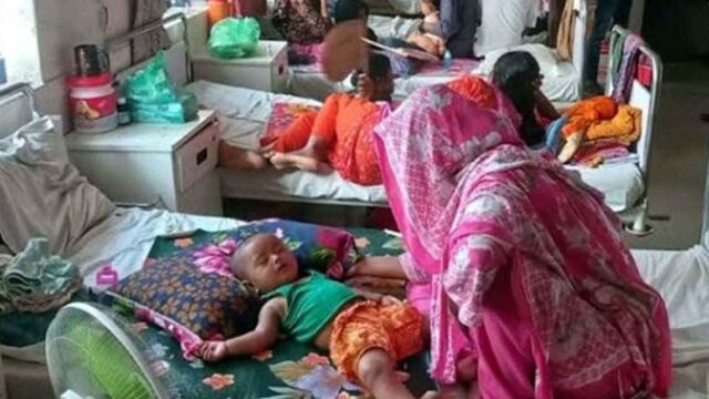 সিলেটে হামের রোগীর চাপ বাড়ছে, হাসপাতালগুলোতে মিলছে না শয্য
